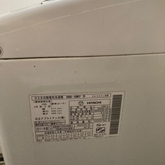 日立　　　洗濯機の画像
