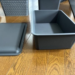 蓋付き収納ケースいろいろ①の画像