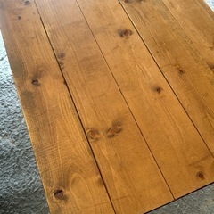 天然木　折りたたみローテーブルの画像