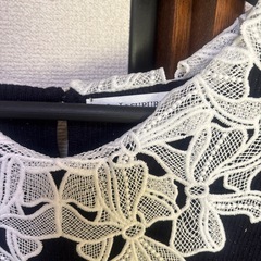 受け渡し決まりました。リジェイスプル　襟レースカットソーの画像