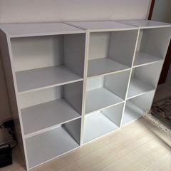 カラーボックス 3個の画像