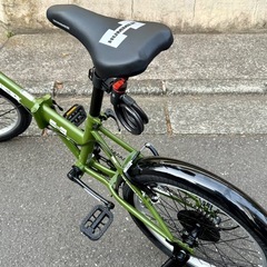 【ほぼ新品】ハマー折り畳み自転車 20インチ6段変速の画像