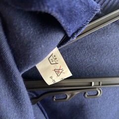 dunhill ダンヒル　ベロア　ジャケット　ジャンパー　カジュアル　ネイビー　L　ジッパー　ポケット　スイス製　ビィンテージの画像