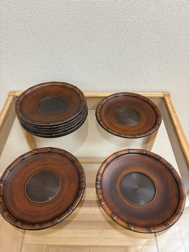 茶托 10枚セット (kinako) 東山公園の食器《茶器》の中古あげます