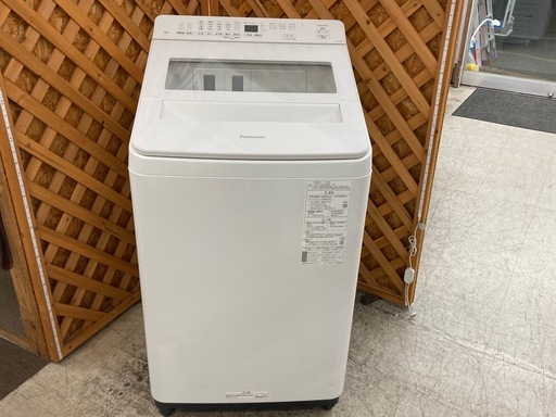 【愛品館江戸川店】保証充実　パナソニック　2023年製　8.0kg全自動洗濯機　NA-FA8K1