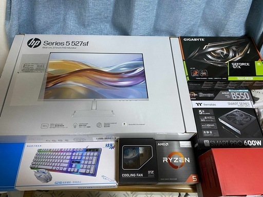 ゲーミング PC と 27インチ  モニター 全部 セット