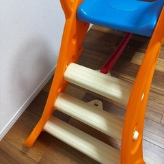 折りたたみロングすべり台ブルーの画像