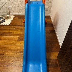 折りたたみロングすべり台ブルーの画像