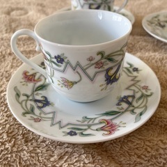 桃山陶器　ティーカップセットの画像