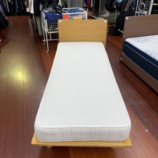 【軽トラ無料貸し出し】【無印良品】【セミシングルベッド】【トレファク所沢店】