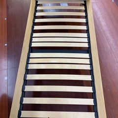 【軽トラ無料貸し出し】【無印良品】【セミシングルベッド】【トレファク所沢店】の画像