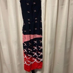 古着　　　　鶴柄の画像