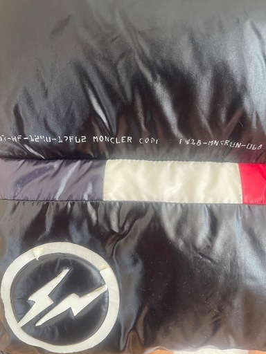 鑑定済み正規品 MONCLER×Fragment モンクレール フラグメント ダブルネームダウンマフラー GENIUS ジーニアス 藤原ヒロシ