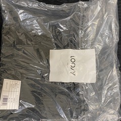 LOOSY ビーズソファ+オットマン+クッションカバー　ブラックの画像