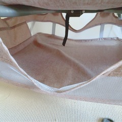 ベビー　ベッド　ベージュ系の画像