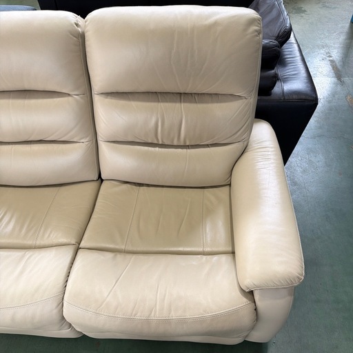 電動リクライニングソファ　【定価約14万円】　シンプル　ソファ　2人掛けソファ　二人掛けソファ　リクライニング