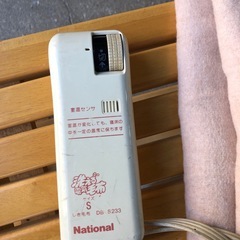 NO：5538  ナショナル電気毛布‼️サイズ：90✖️140cmの画像