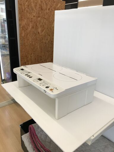 A-1242【リユースのサカイ野々市店】2口IHコンロ アイリスオーヤマ IHK-W13SV 2024年製 ※動作チェック＆クリーニン
