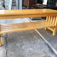 NO：5540  木のベンチ❣️サイズ:85✖️27✖️高さ40cm  の画像