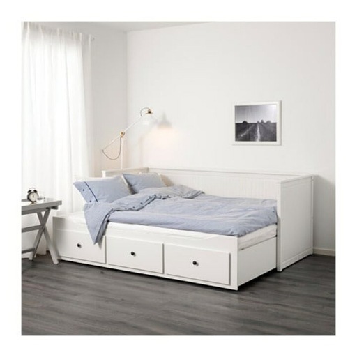 【確定】1万円／HEMNES ヘムネス デイベッドフレーム（引き出し×3）
