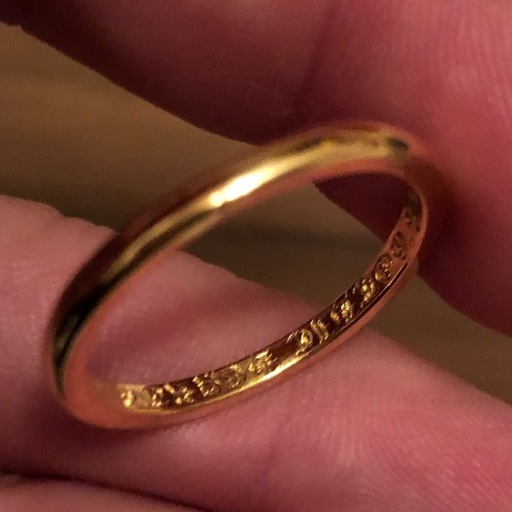CHROME HEARTS (クロムハーツ) BBBLGM WEDDING バブルガムウェディング リング シルバー