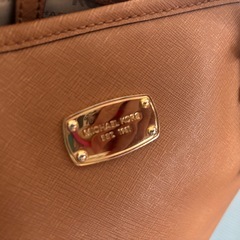 MICHAEL KORS ブラウン トートバッグの画像