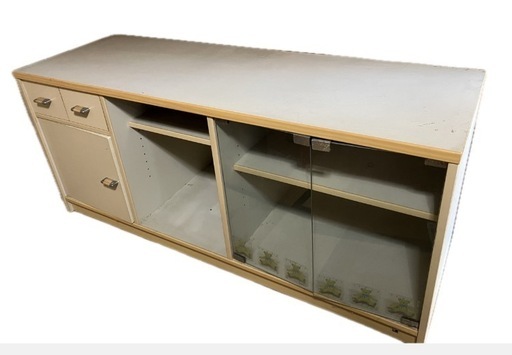 古い子引き出しの棚 キャビネットチェスト引き出しテレビ台 (アヲヤマ) 西尾の収納家具