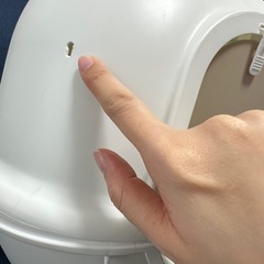 フード付き猫トイレの画像