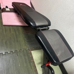 可変式クイックダンベル40.5キロ×2   ベンチ台の画像