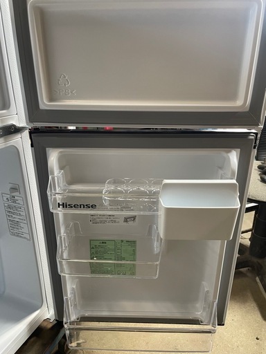 ハイセンス  ノンフロン冷凍冷蔵庫 HR-B91E3W 2025年製 半年弱使用
