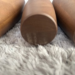 美品 ニトリ家具脚 4本セット 高さ約18cm ソファ脚 ソファー足の交換用の画像