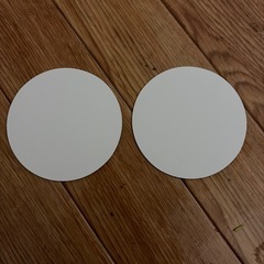 飲酒運転防止コースター 2枚セット　くまみね工房 仕事猫　ピーポくんの画像