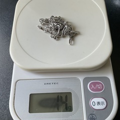 商談中 シルバー925 長小豆 チェーンネックレス 約51㎝ 約14g USED / ネックレス シルバーの画像