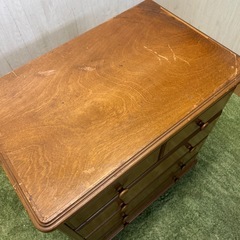 【リユース☆エコちょっぷ】レトロ　キャビネット　木製　カントリーの画像