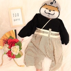 袴ロンパース 80〜90男の子の画像