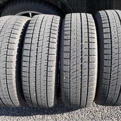 ライズ ロッキー バリ溝 スタッドレス タイヤ ホイール 4本セット PCD100 4穴 195/65R16 の画像