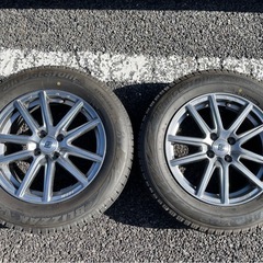 ライズ ロッキー バリ溝 スタッドレス タイヤ ホイール 4本セット PCD100 4穴 195/65R16 の画像