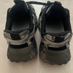 メンズ　スニーカー　26センチ　黒厚底の画像