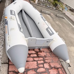 【エア漏れ無】AQUA MARINA(アクアマリーナ) ゴムボート DELUXE300 ウッドフロア 2馬力用 予備検査なしの画像