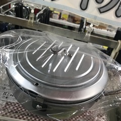 ジャングルジャングル貝塚店　天ぷら鍋　味楽亭　蓋付き　両手鍋　20cm IH対応シリコン焼付塗装　鉄製　未使用　貝塚市　二色浜の画像