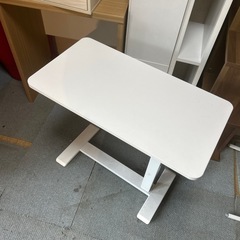 ［お渡し決定］昇降式　サイドテーブル　ホワイトの画像