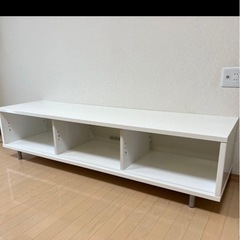 テレビ台ボード ホワイトの画像