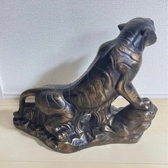 虎の置物 インテリア　昭和レトロの画像