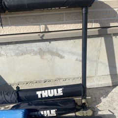 THULE（スーリー）サーフボード／SUP用 キャリアパッド・バー セット 中古の画像