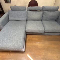 IKEA VIMLE ヴィムレ 3人掛けソファ, 寝椅子付き/グンナレド ミディアムグレー   の画像