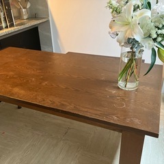 【無料】ダイニングテーブル&ベンチの画像