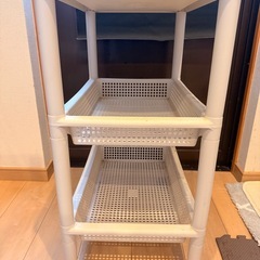 収納ラック　お譲りします（智頭町まで取りに来てくださる方）の画像