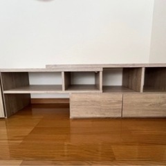 木目テレビ台の画像