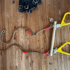 室内ブランコ、上り棒　3店セット　アスレチックの画像