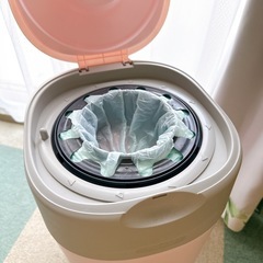 Combi Angelcare おむつ処理ポット ピンク/グレーの画像